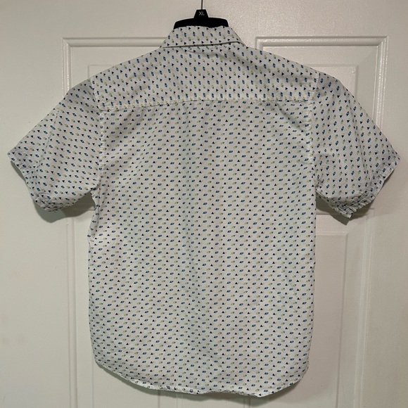 Original Peguin Youth Boys (10-12Y) Short Sleeve‎ Button Down 100% Cotton Shirt - Picture 2 of 5